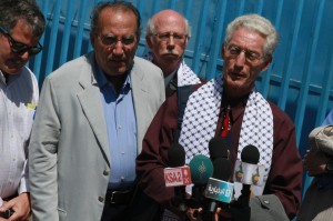 Press conference at UNRWA. (Bob Haynes photo)