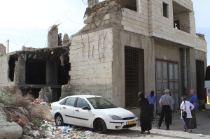 A demolished home in East Jerusalem.