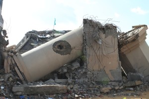 One of the mosques attacked and destroyed by Israel. (Photo by Bob Haynes)