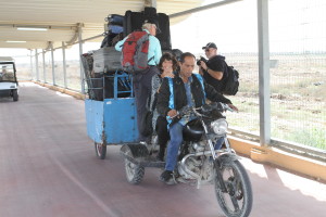 Our tuk tuk piled high with luggage