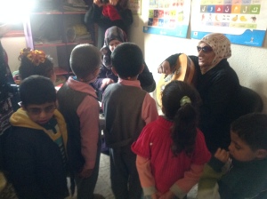 Music at the school for sight impaired children (photo by Bob Haynes)