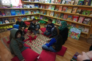 Children at the NAWA Cultural Center 